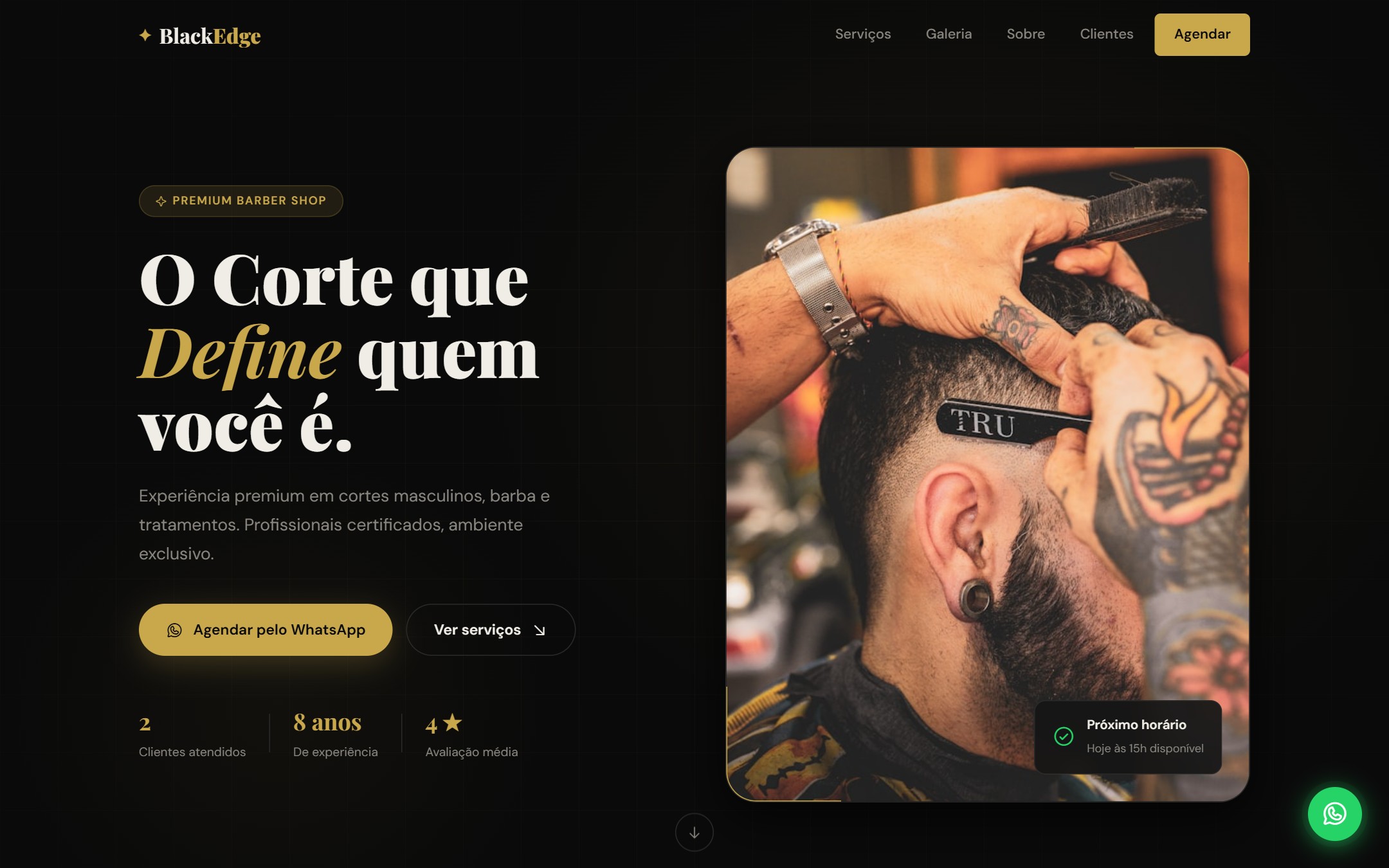 Template Black Edge Barber